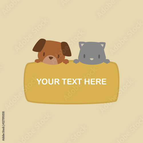 Pet sign vector isaolated