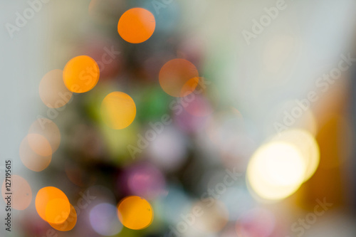 Wallpaper Mural Christmas interior in pastel colors bokeh Torontodigital.ca