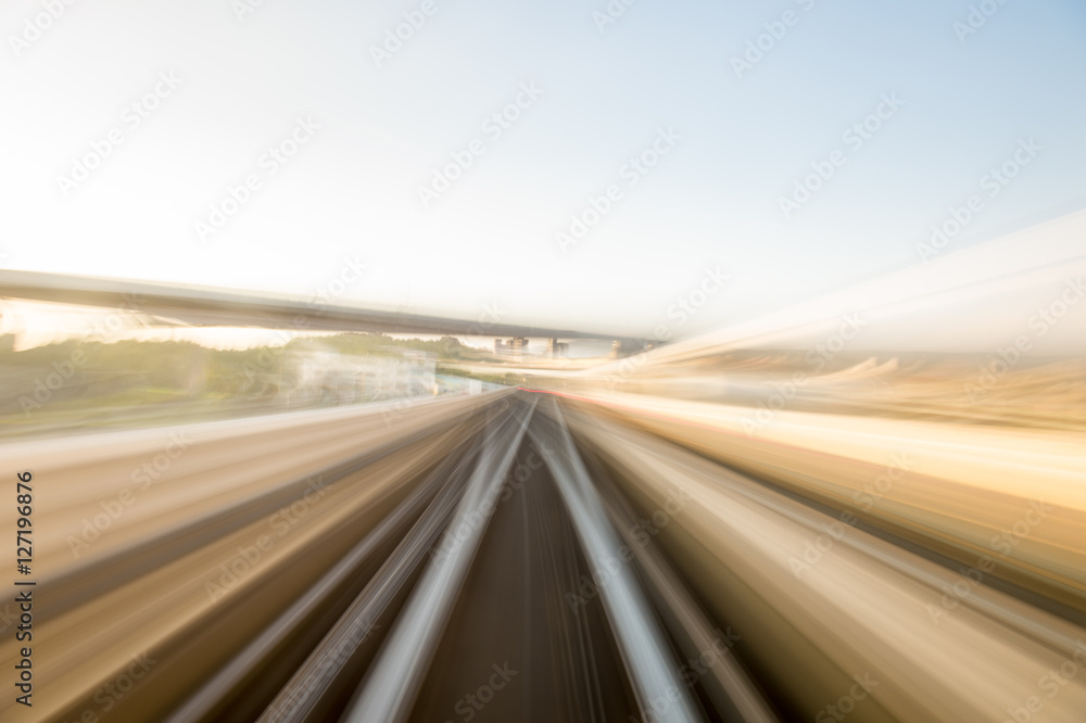 Speed motion in urban highway road tunnel Speed motion in urban highway road tunnel