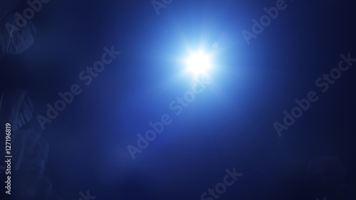 Blue light and lens flares ...