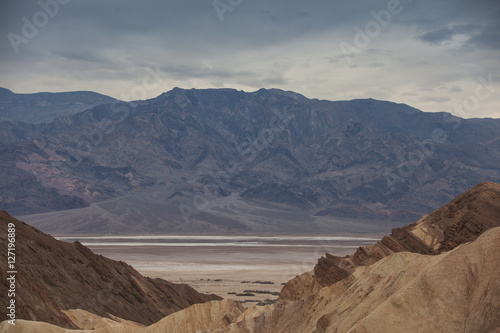 Zabriskie point in Death Valley National Park  California