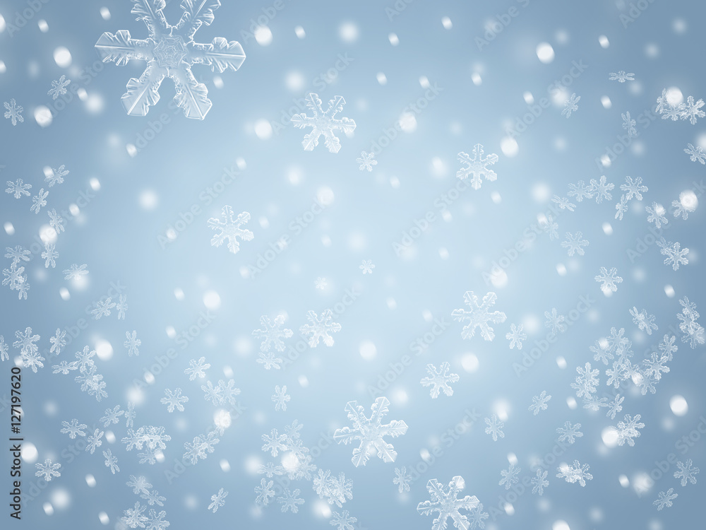 Weihnachten Schneeflocken Hintergrund