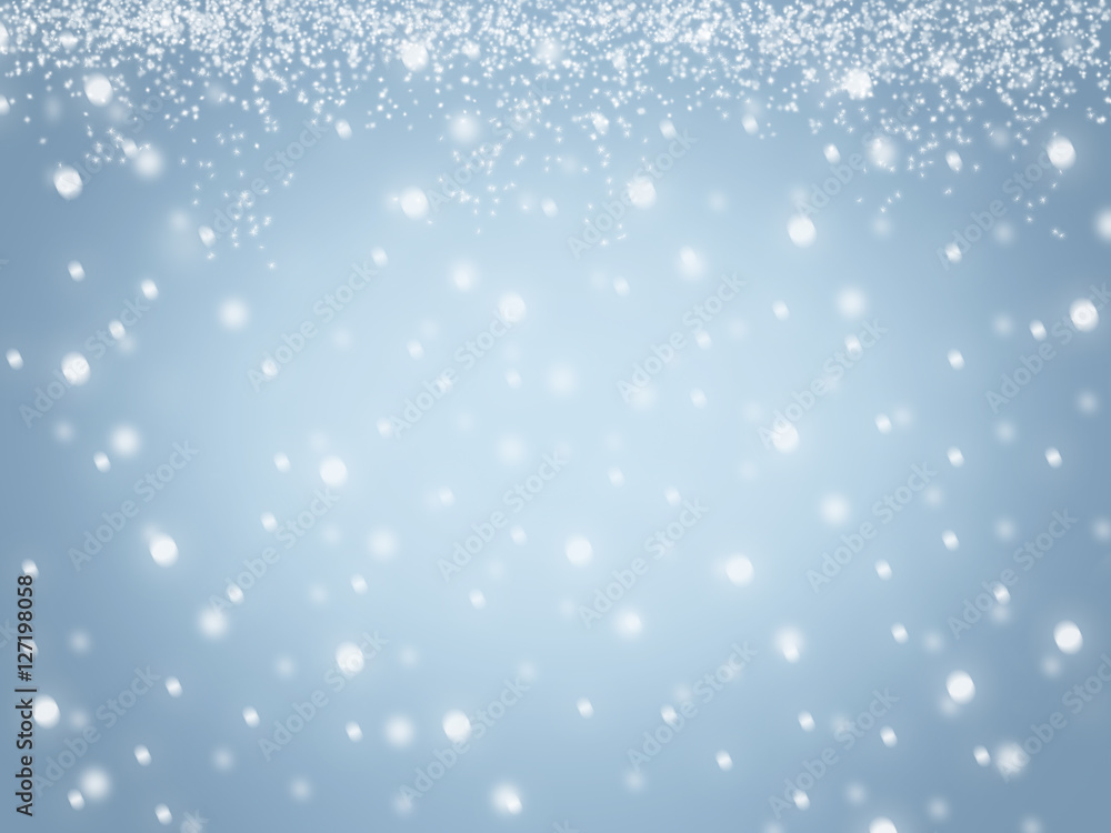 Fototapeta premium Weihnachten Schneeflocken Winter Hintergrund