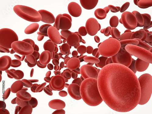Valokuva red blood cells in vein