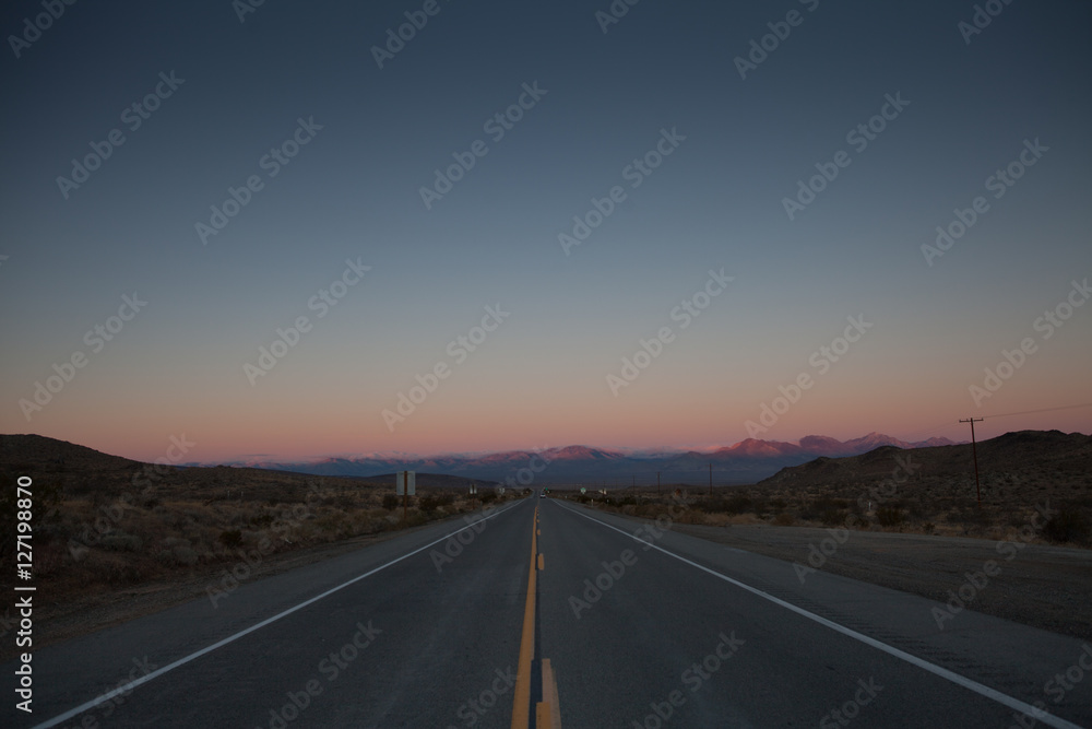 Road to Death Valley National Park, California