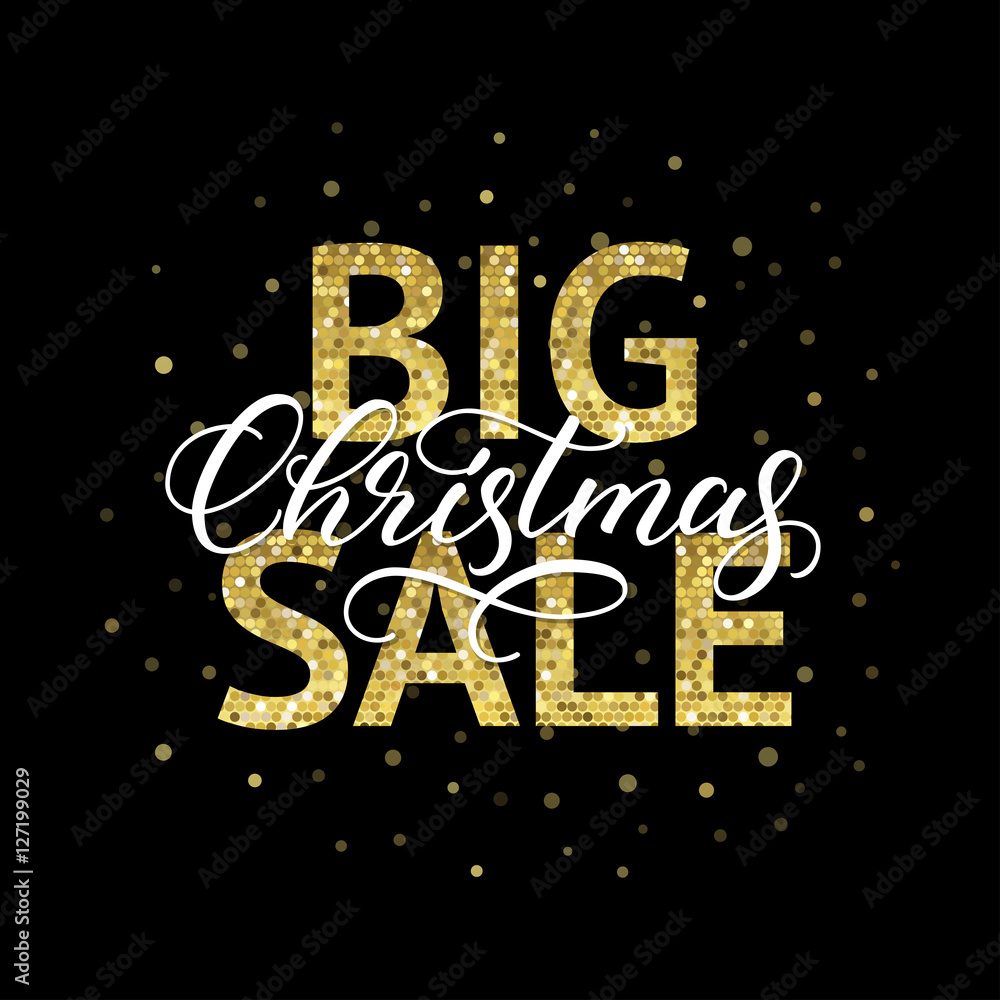 Big Christmas Sale banner design