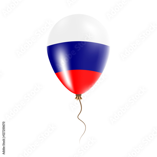 Free Download Russian Federation balloon with flag. Bright Air Ballon in the Country National Colors. Country Flag Rubber Balloon. Vector Illustration. - GFXLoad