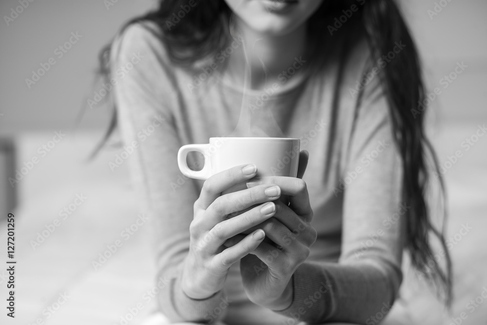 Woman having a coffee Woman having a coffee