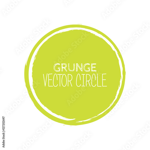 Vector Grunge Circle. Element for your Design. Rubber Stamp Texture. Distress Border Frame