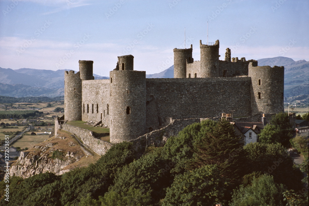 Harlech Castle, Gwynedd, Wales Harlech Castle, Gwynedd, Wales
