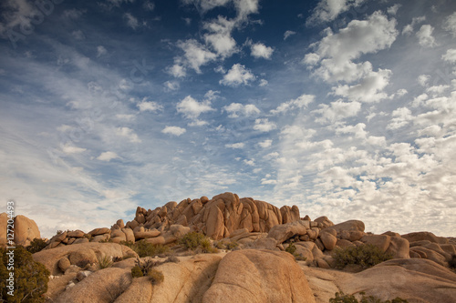 Rock Formations at Joshua Tree National Park Yucca Valley in Mohave desert California USA