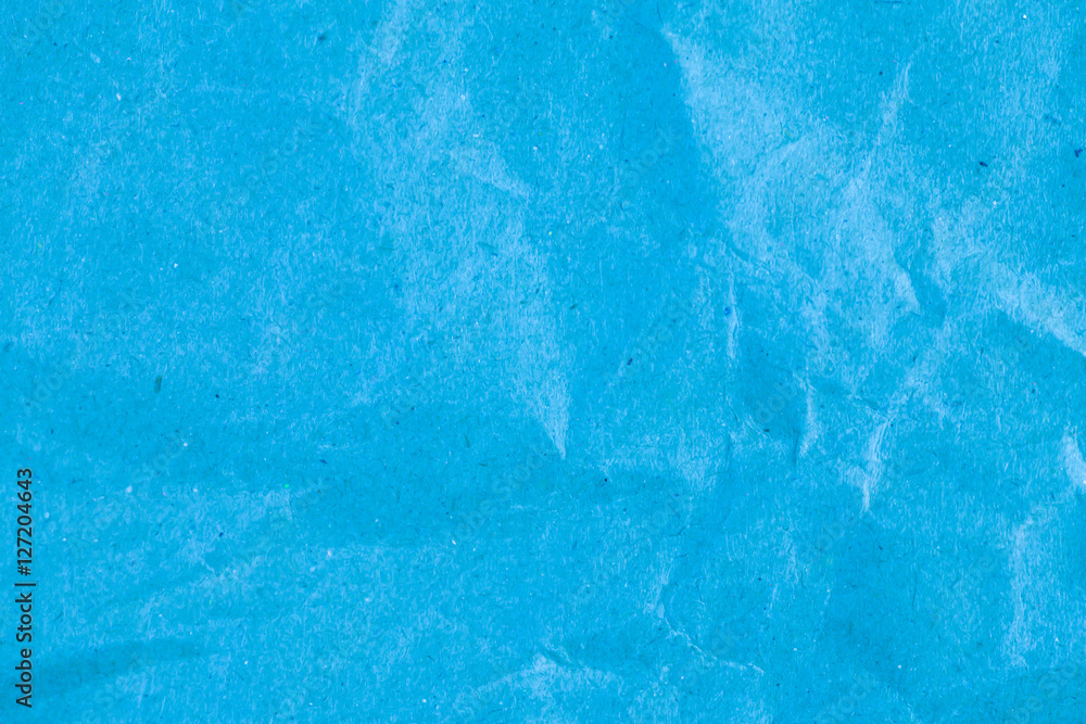 Blue paper textures for backgrounds, Blue recycle crumpled paper