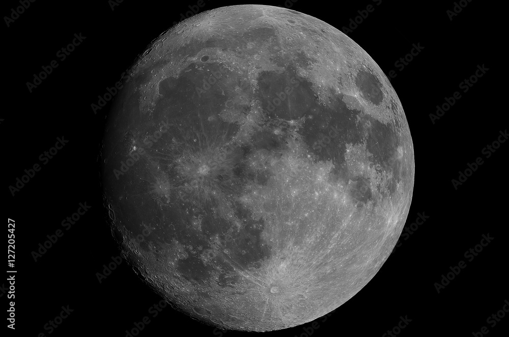 In this photo you can see Moon in waxing gibbous phase. Taken by my telescope and cared by me in post production for deatails and quality. In this photo you can see Moon in waxing gibbous phase. Taken by my telescope and cared by me in post production for deatails and quality.