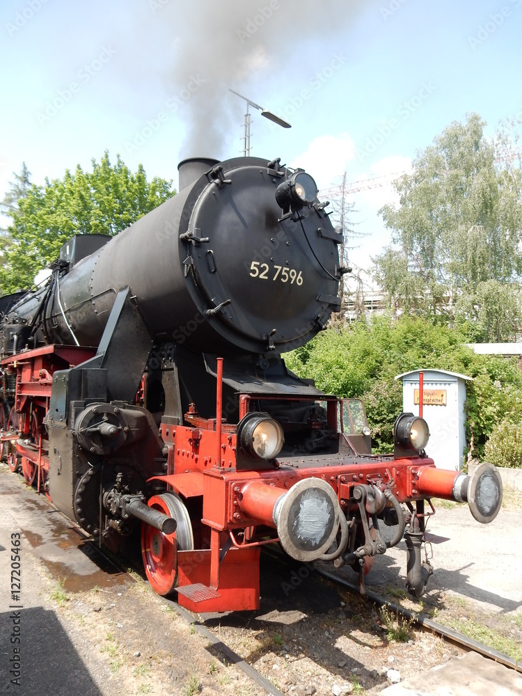 Naklejka premium Historische Dampflok