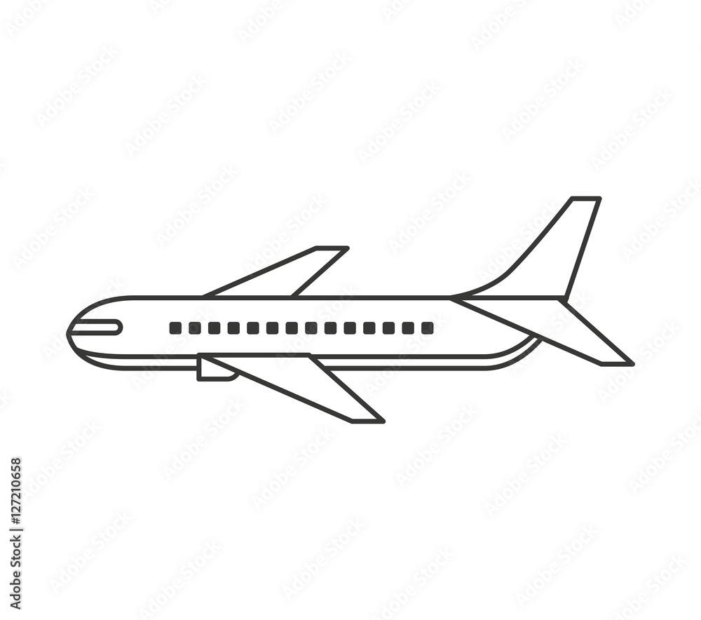 airplane flying isolated icon vector illustration design airplane flying isolated icon vector illustration design