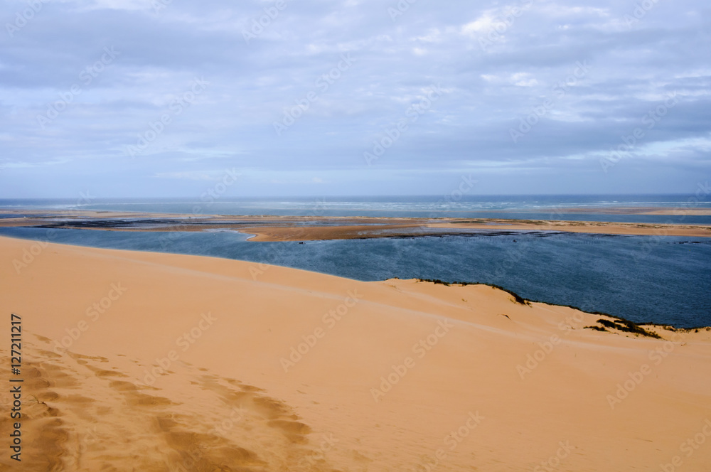 View from the dune of Pyla, highest in Europe (France) View from the dune of Pyla, highest in Europe (France)