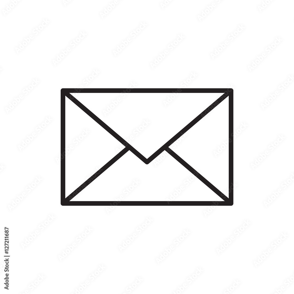 email message envelope icon outline vector email message envelope icon outline vector