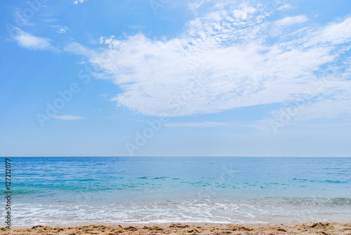 Mediterranean summer beach
