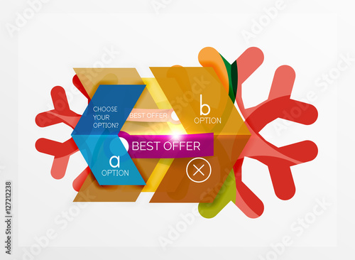 Christmas sale stickers and labels