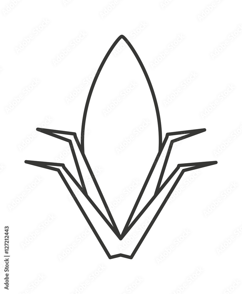 corn plant isolated icon vector illustration design corn plant isolated icon vector illustration design
