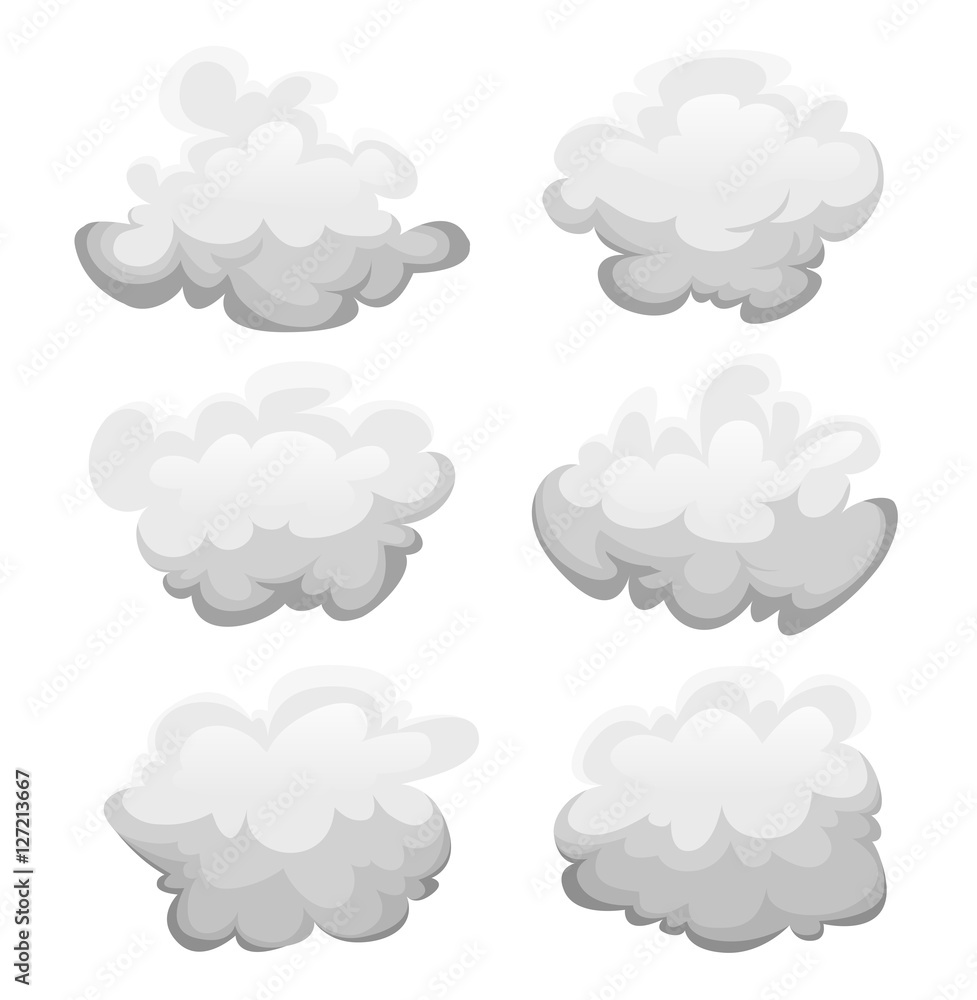 Clouds Set. Clouds Set.