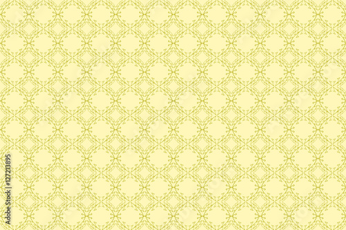 Geometric background / Abstract background of geometric on yellow background. Vintage style.