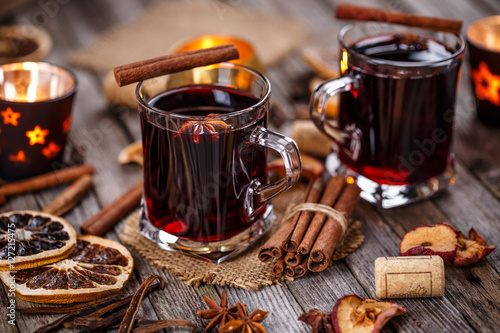 Photo Hot wine for winter