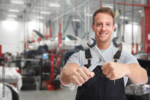 Car mechanic. photo