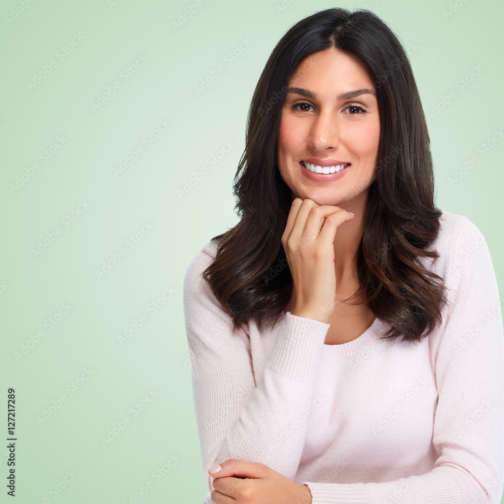 Smiling girl portrait. Smiling girl portrait.