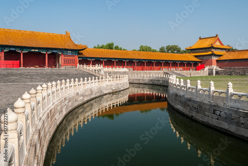 Canal in the Forbidden City in Beijing (China)