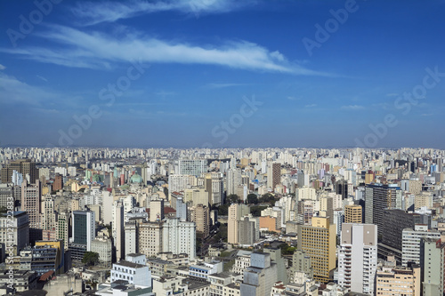 Skyline of Sao Paulo city, Brazil.