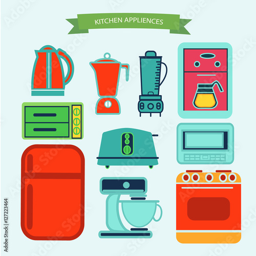 kitchen appliances icons