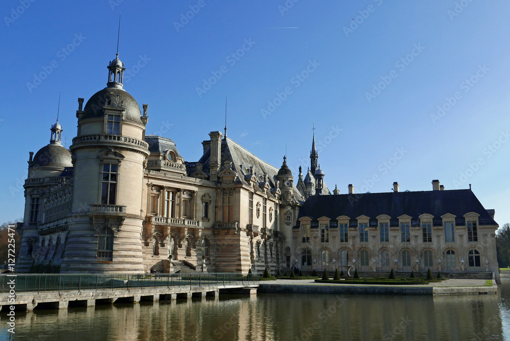 Le château de Chantilly, France