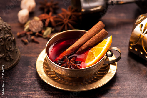 Christmas drink mulled wine