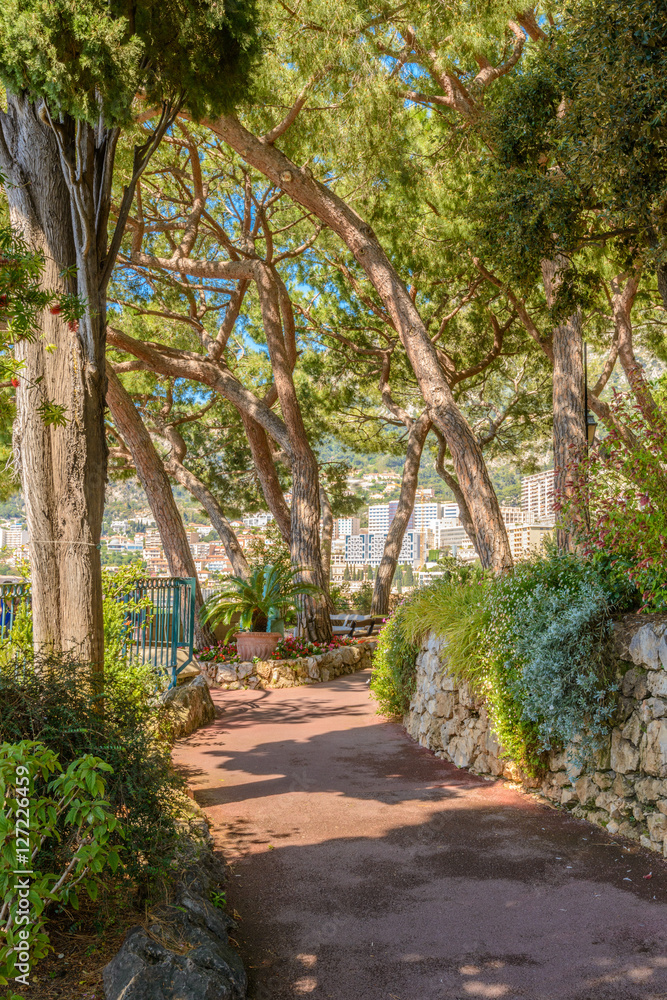 Street in Monaco Village in Monaco Monte Carlo, France. Street in Monaco Village in Monaco Monte Carlo, France.