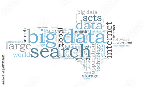 Big data word cloud