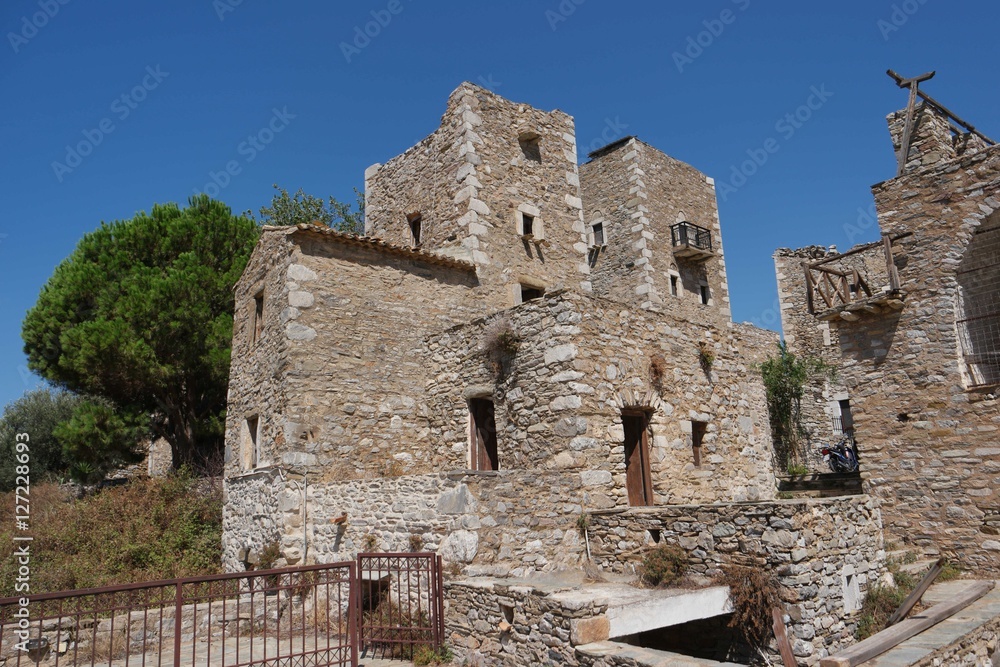 Vatheia - a stone-tower settlement on the Mani Peninsula Vatheia - a stone-tower settlement on the Mani Peninsula