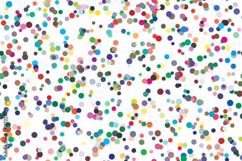 Vector color palette Details chaotically scattered. Seamless