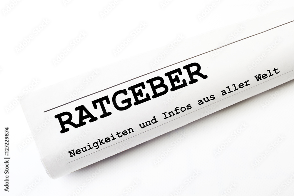 Obraz premium Ratgeber Zeitung