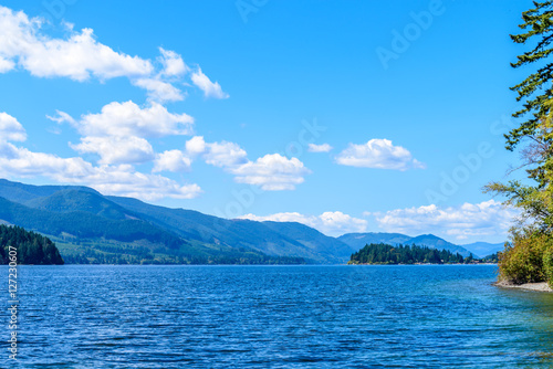 Beautiful Lake Cowichan in Canada. © karamysh