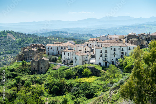 View of Aliano, Basilicata, Italy
