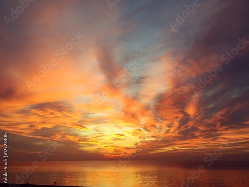 mare tramonto