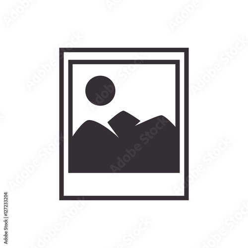 picture data center isolated icon vector illustration design