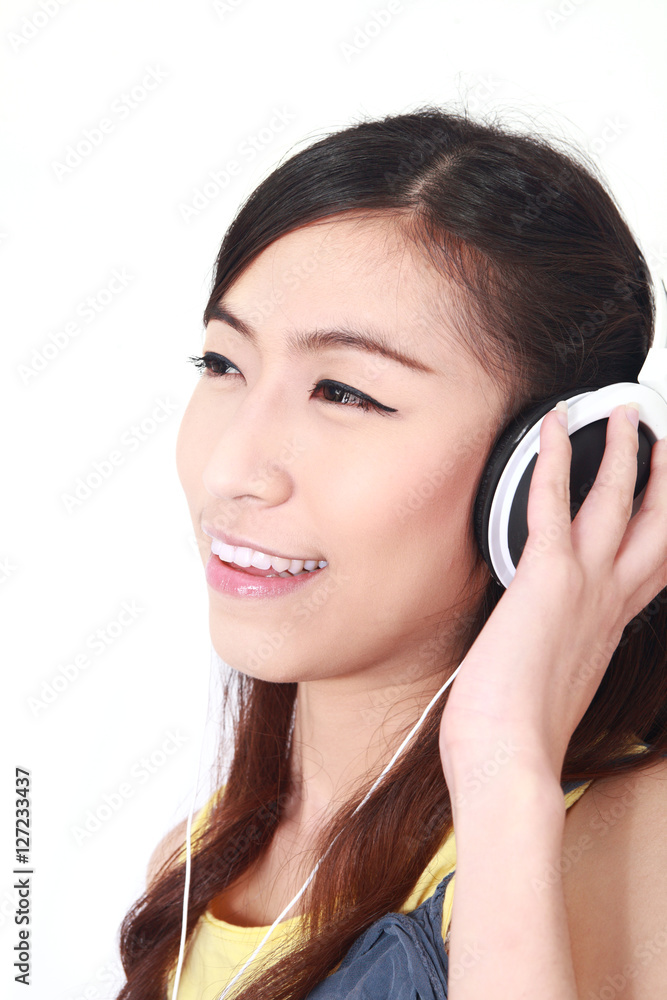 Naklejka premium headphones