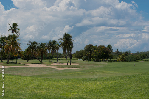 Golf course on Cuba in the place Varadero