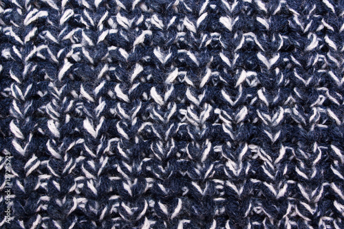  blue knitted texture.