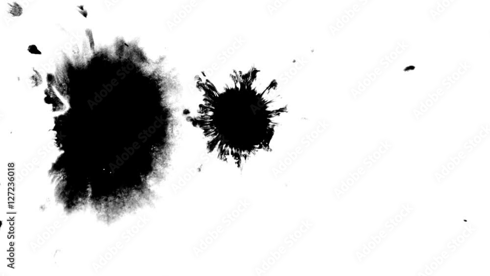 Organic Ink Drop Matte