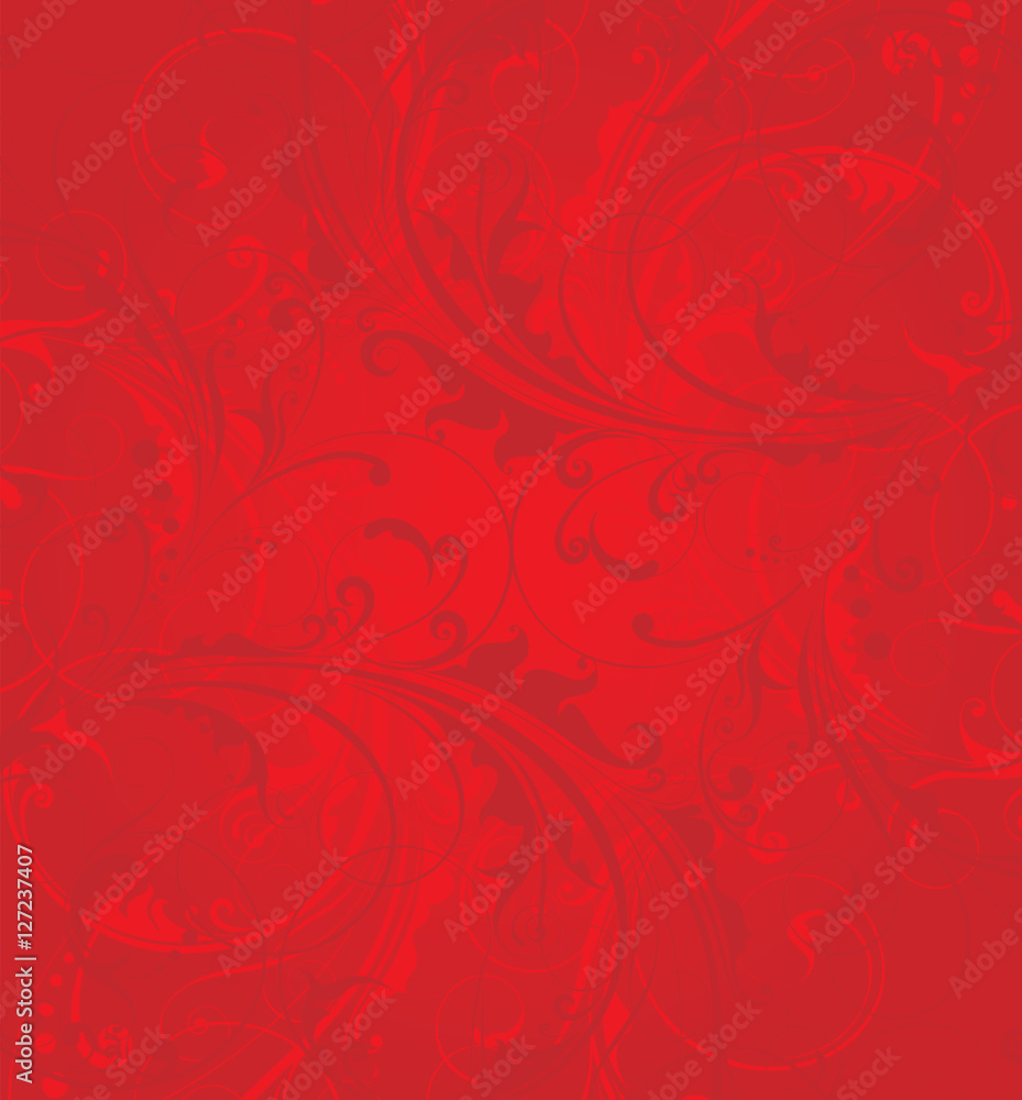 Red background floral Red background floral