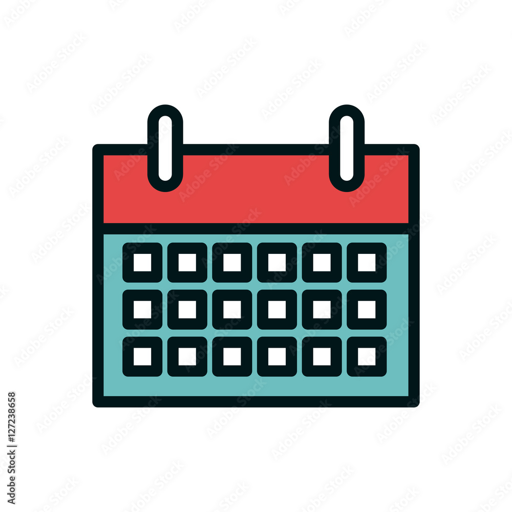 calendar reminder isolated icon vector illustration design calendar reminder isolated icon vector illustration design