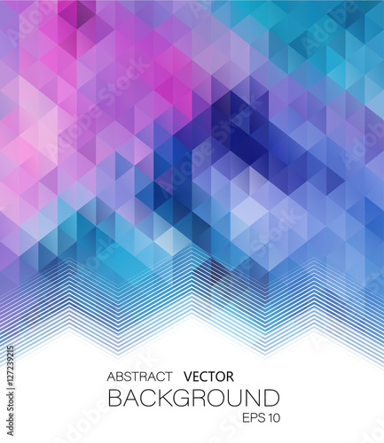Abstract vector geometric colorful background